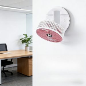 Dual-Use Wall-Mounted Fan, Upgraded with Phone Stand, Ultra-Quiet And Energy-Saving, Uprightu002FWall-Mounted Fan, Suitable for Bedroom Balcony Office, Small Space Desktop Portable Circulation Fan